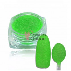 Glitter pentru unghii 3gr, GN10 Green Mat Neon